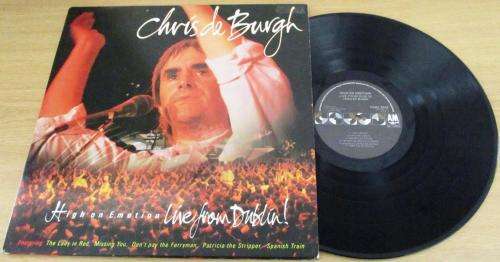 CHRIS DE BURGH High on Emotion  Live in Dublin 2xLP VINYL RECORD
