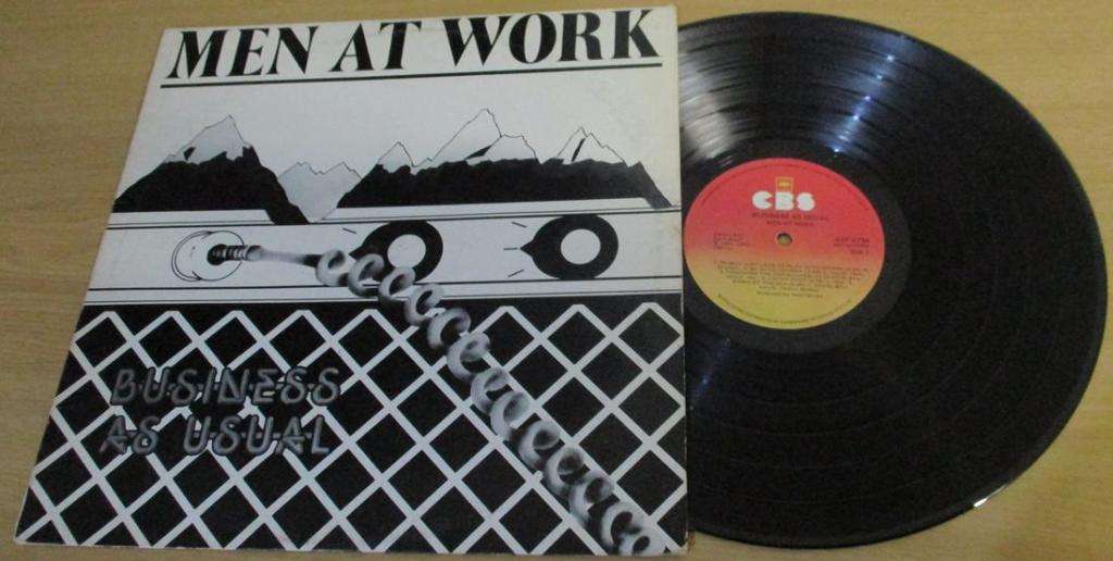 MEN AT WORK Business as Usual LP VINYL RECORD