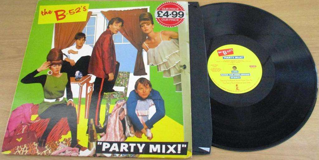 THE B 52`S Party Mix VINYL RECORD