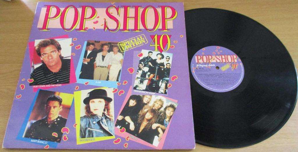 POP SHOP 40 LP VINYL RECORD