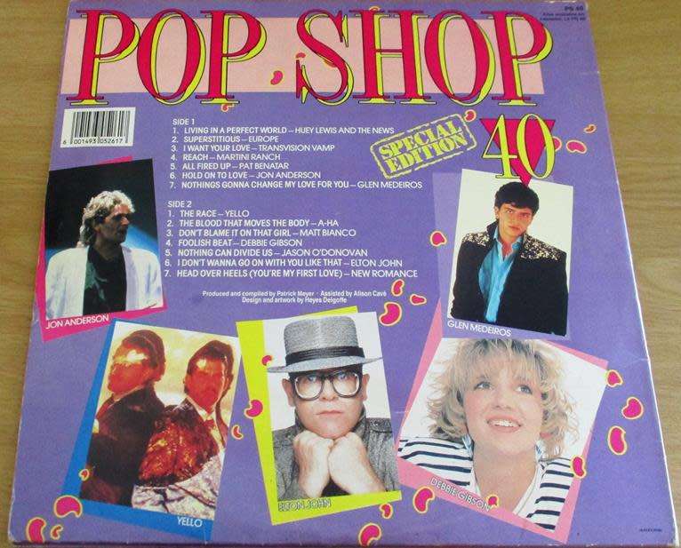 POP SHOP 40 LP VINYL RECORD