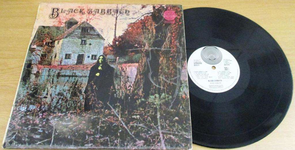 BLACK SABBATH Black Sabbath 1970 South African LP VINYL RECORD [Shelf G] Vertigo Swirl