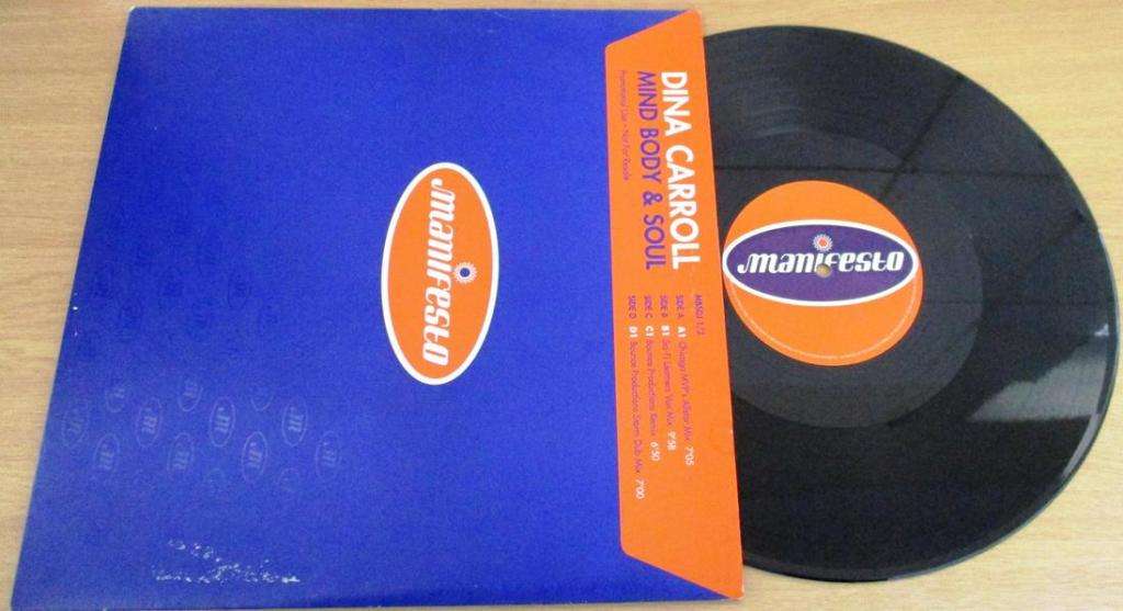 12` Maxi Dance Single : DINA CARROL MInd Body & Soul 2x12` VINYL RECORD [house]
