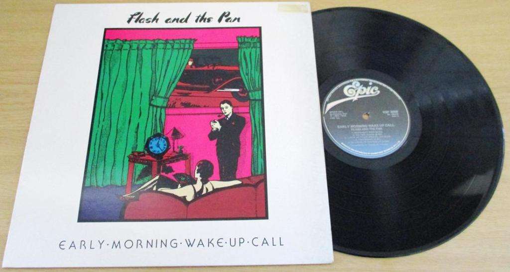 FLASH AND THE PAN Early Morning Wake Up Call LP VINYL RECORD