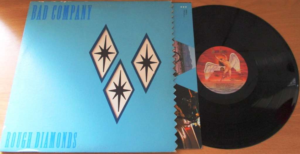 BAD COMPANY Rough Diamonds LP VINYL RECORD