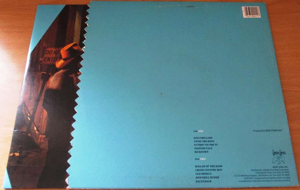 BAD COMPANY Rough Diamonds LP VINYL RECORD