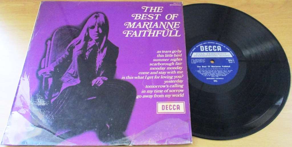 MARIANNE FAITHFULL The Best Of LP VINYL RECORD