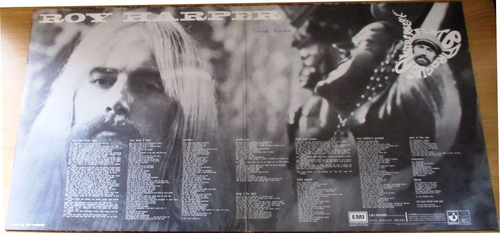 ROY HARPER Flat Baroque And Berserk VINYL LP RECORD [Shelf G]