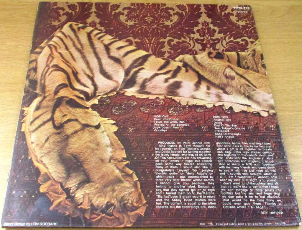 ROY HARPER Flat Baroque And Berserk VINYL LP RECORD [Shelf G]