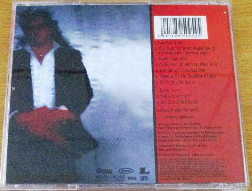 MEAT LOAF Bat Out of Hell CD [Shelf G7]