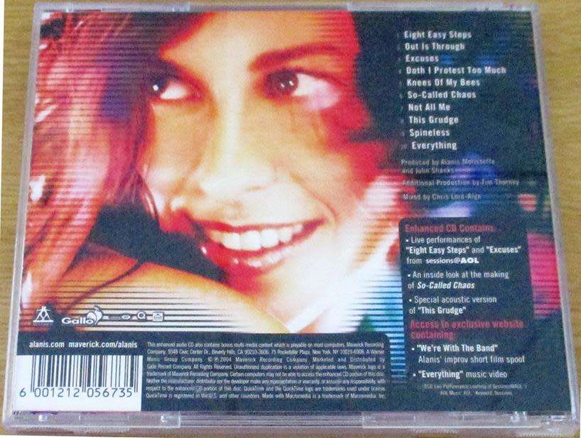 ALANIS MORISSETTE So Called Chaos  [Shelf G7]