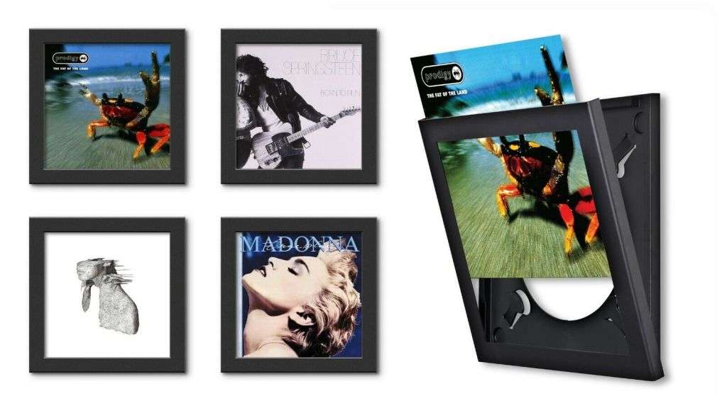 SHOW & LISTEN ALBUM COVER INTERCHANGEABLE DISPLAY FRAME - BLACK (31.75 x 31.75cm) ONE FRAME ONLY