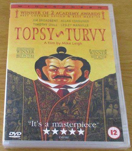 CULT FILM: TOPSY TURVY Winner of 2 Academy Awards DVD [BBOX 7]