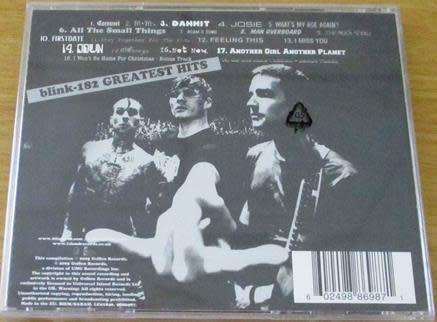 BLINK 182 Greatest Hits IMPORT CD [19 tracks]