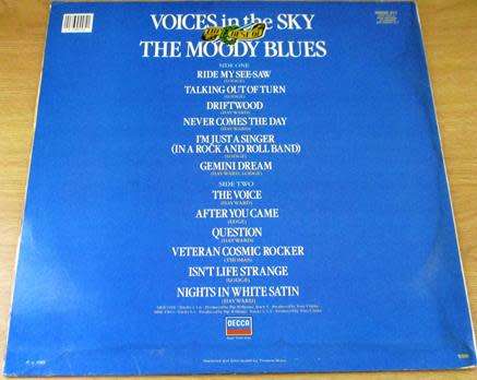 THE MOODY BLUES Voices in the Sky Best Of VINYL RECORD