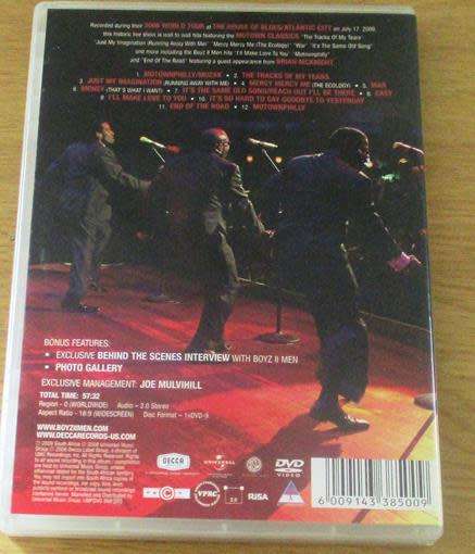 BOYZ II MEN Motown Live A Journey Through Hitsville USA DVD