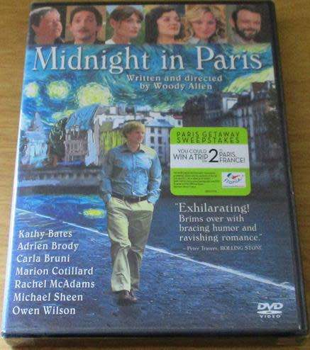 Cult Film: Midnight in Paris DVD [BBox 11] Kathy Bates Owen Wilson Michael Sheen