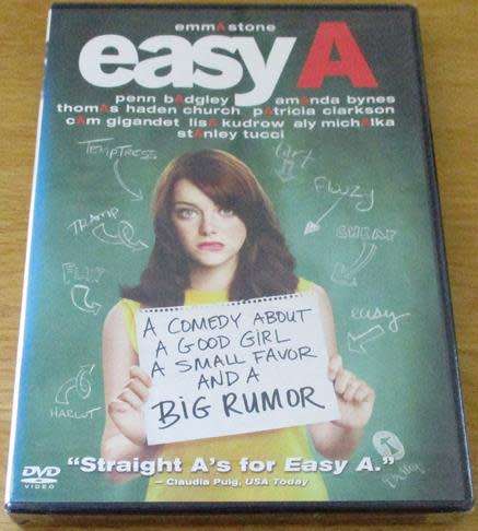 Cult Film: Easy A DVD Emma Stone  [BBOX 14]