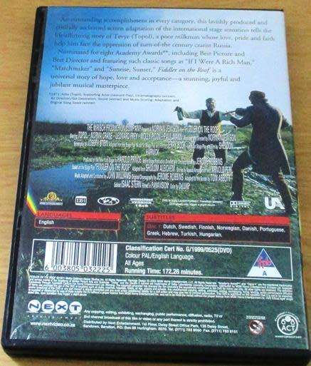 FIDDLER ON THE ROOF DVD [DVD BBOX 2]