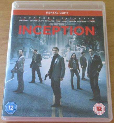 INCEPTION Leonardo Di Caprio Tom Hardy Michael Caine BLU RAY