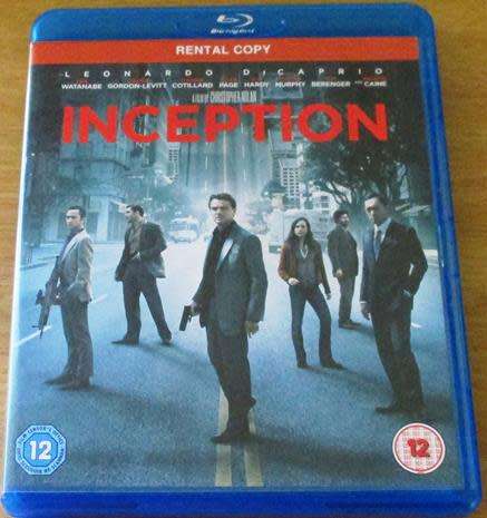 INCEPTION Leonardo Di Caprio Tom Hardy Michael Caine BLU RAY