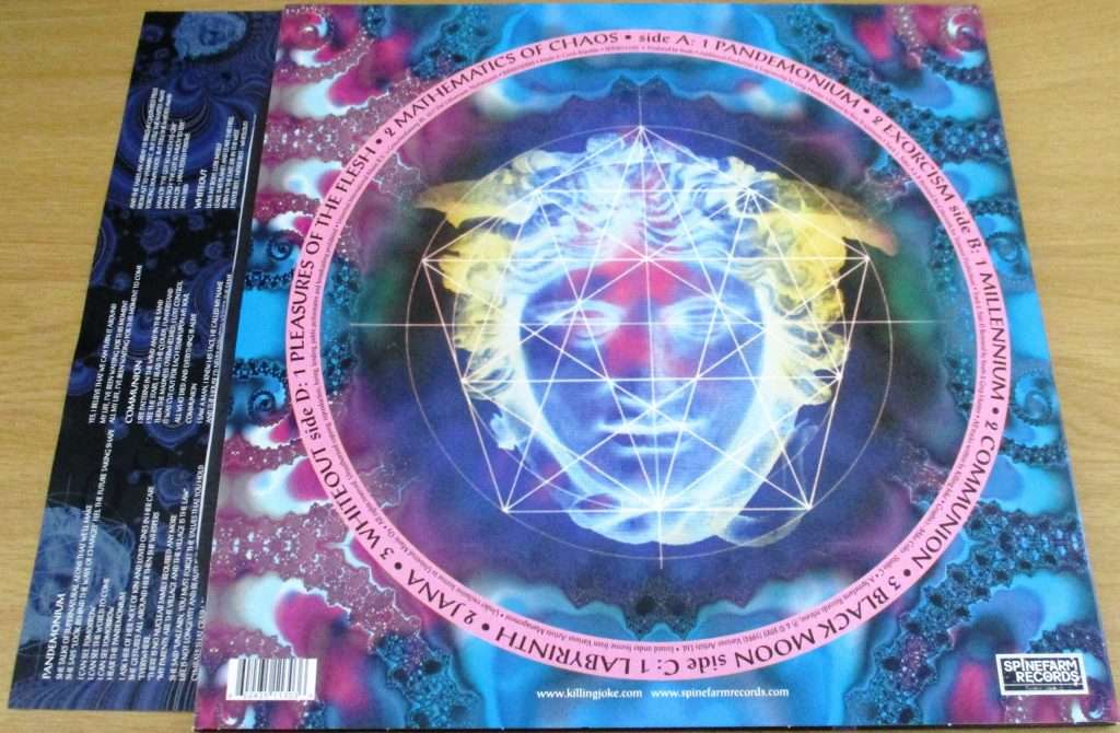 KILLING JOKE Pandemonium 2xLP Transparent Blue+Clear VINYL LP