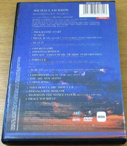 MICHAEL JACKSON History on Film Volume II DVD