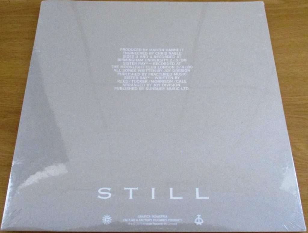 JOY DIVISION Still 2xLP VINYL Record