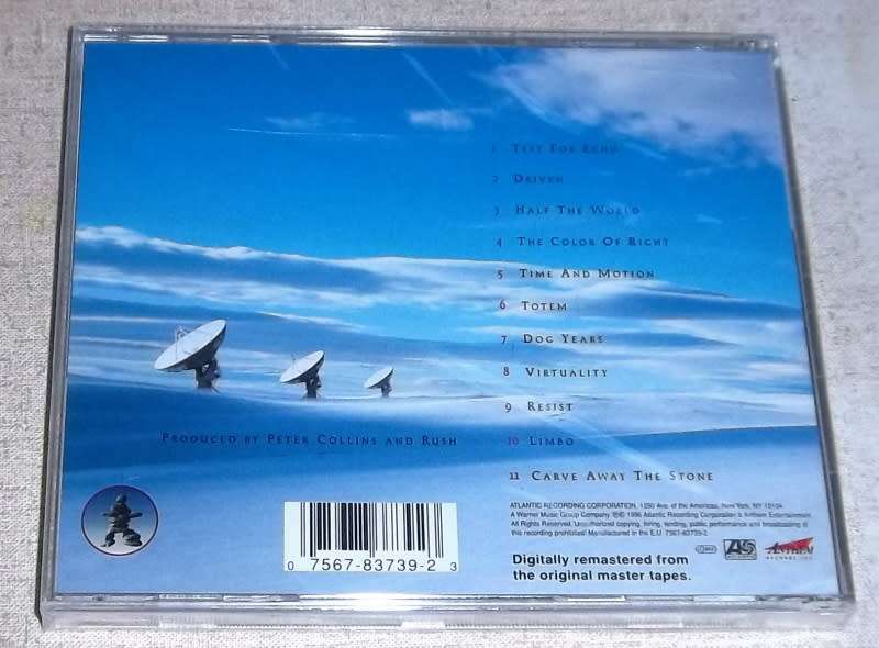 RUSH Test for Echo [The Rush Remasters] CD