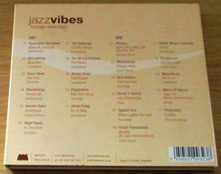 JAZZ VIBES Lounge Selection 2xCD [Shelf G Box 4]