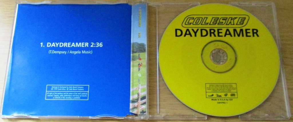 COLESKE Daydreamer CD Single