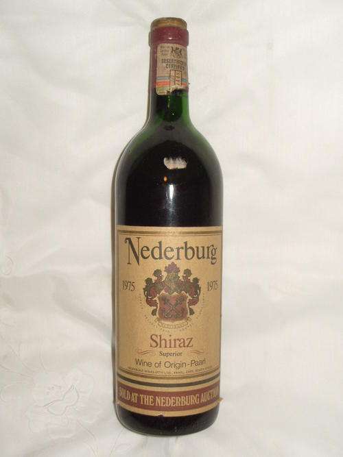 ## A GEM ## Nederberg Shiraz 1975 - Sealed & Certified
