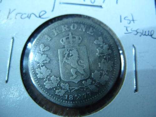 Norway ~ 1877 ~ 1st Issue 1 Krone @@rare@@