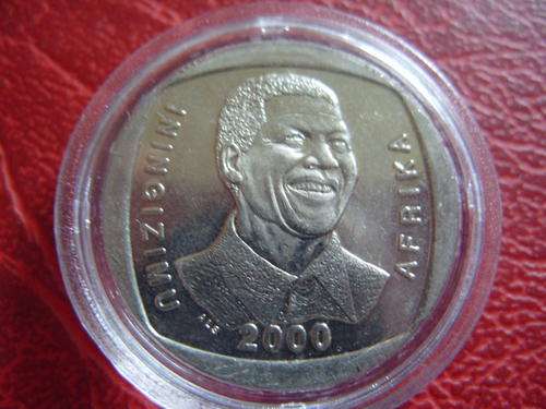 UNCIRCULATED Mandela 2000 R5 - Actual Images of coin you are bidding on