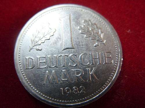 GERMANY 1982D 1 MARK - BRILLIANT UNCIRCULATED