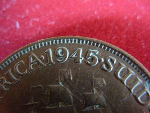 Union Penny Variety Collection : 1945 Large 5 In Date Variety