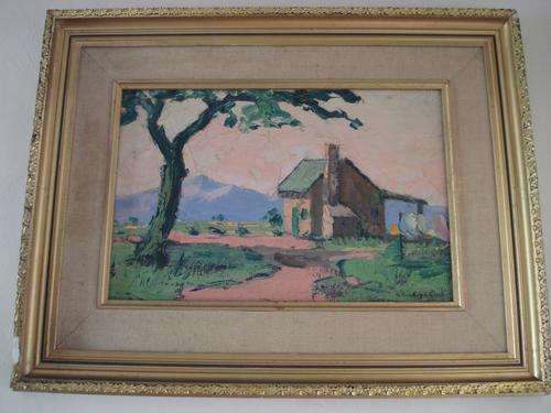 GERT PIETERSEN LANDSCAPE OIL PAINTING