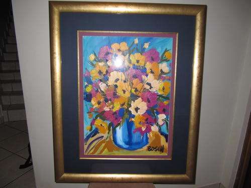 INVESTMENT ART - ORIGINAL CORNELIUS BOSCH PAINTING (FRAMED)