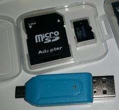 128GB Micro SD memory card + free SD card adapter (Class 10)