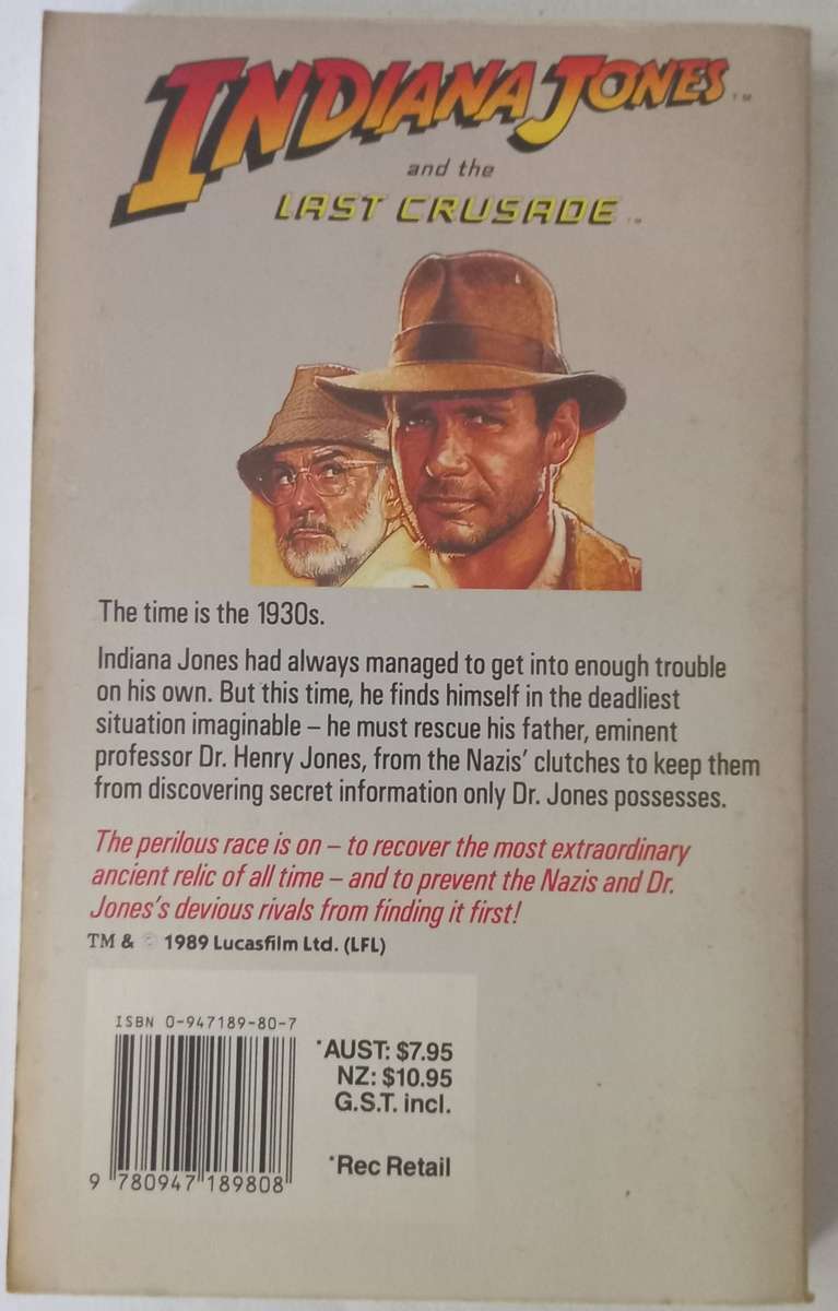 Indiana Jones And the Last Crusade by Rob Macgregor