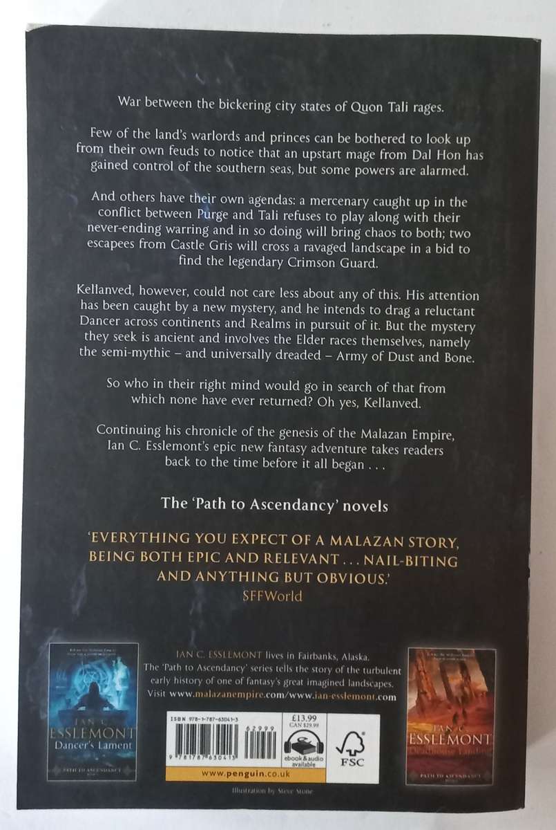 Kellanved`s Reach by Ian C. Esslemont. Path to Ascendancy Book 3. Malazan Empire