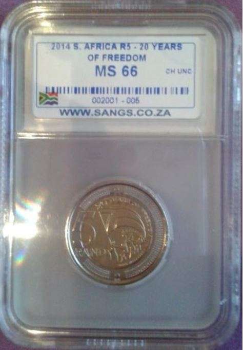 2014 R5 20 Years of Freedom SANGS MS66