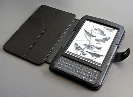 In Stock! Black Leather Case Cover for Amazon Kindle 3 eBook Reader