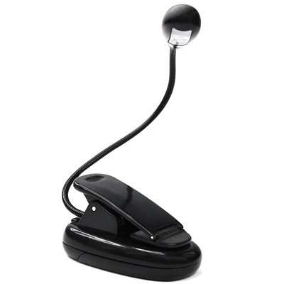 Clip On LED Reading Light for Kindle, eBook Readers and Books