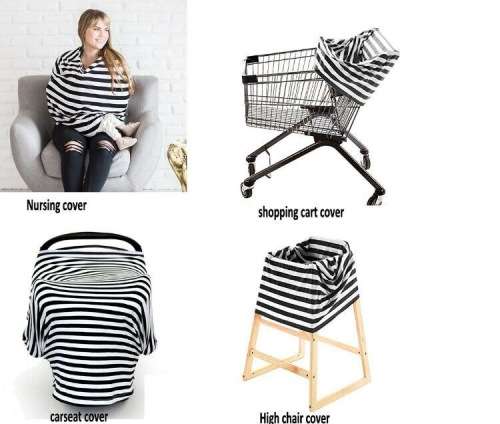 Ciello Baby 4 in 1 Nursing Cover - Zebra Stripe (Free Delivery Nationwide)