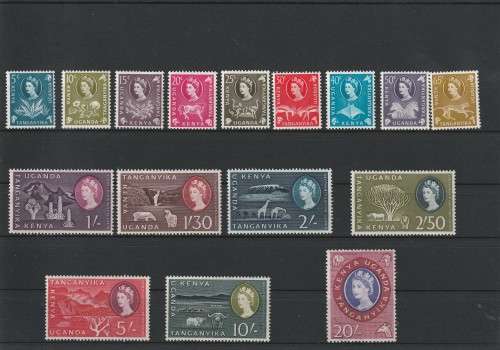 QE2 KUT FULL SET 11 STAMPS SG 183-198 MLH