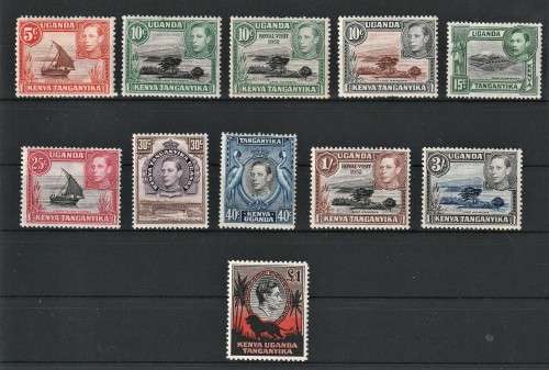 KINGSHEAD KUT SETS AND STAMPS ON 3 CARDS - VERY HIGH VALUE