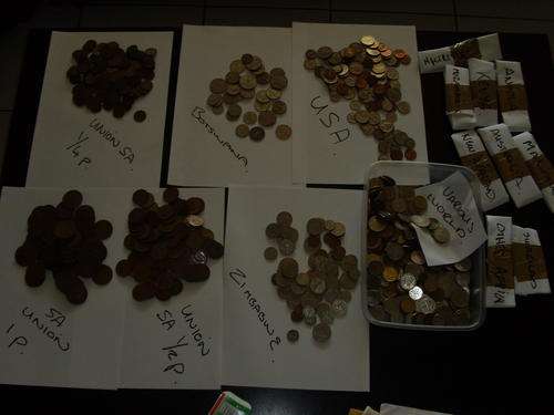 MASSIVE ESTATE COIN COLLECTION - 5KGS OF COINS -R1 START