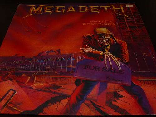 MEGADETH--PEACE SELLS BUT WHO'S BUYING ---LP