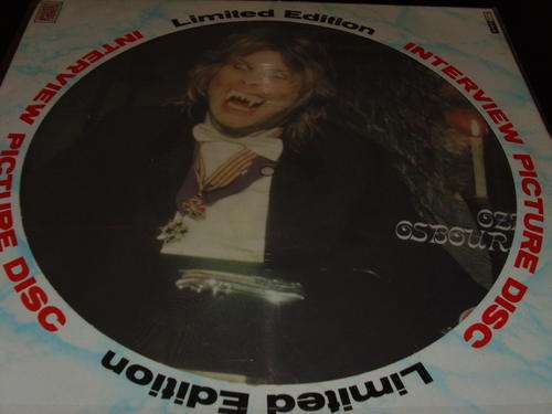 OZZY OSBOURNE -INTERVIEW PICTURE DISC -LP